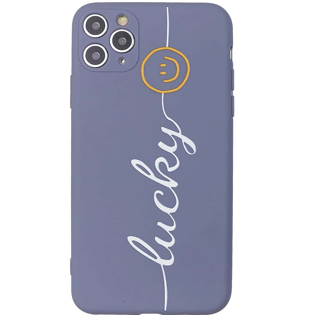 

Letter Graphic iPhone Case, Mauve purple