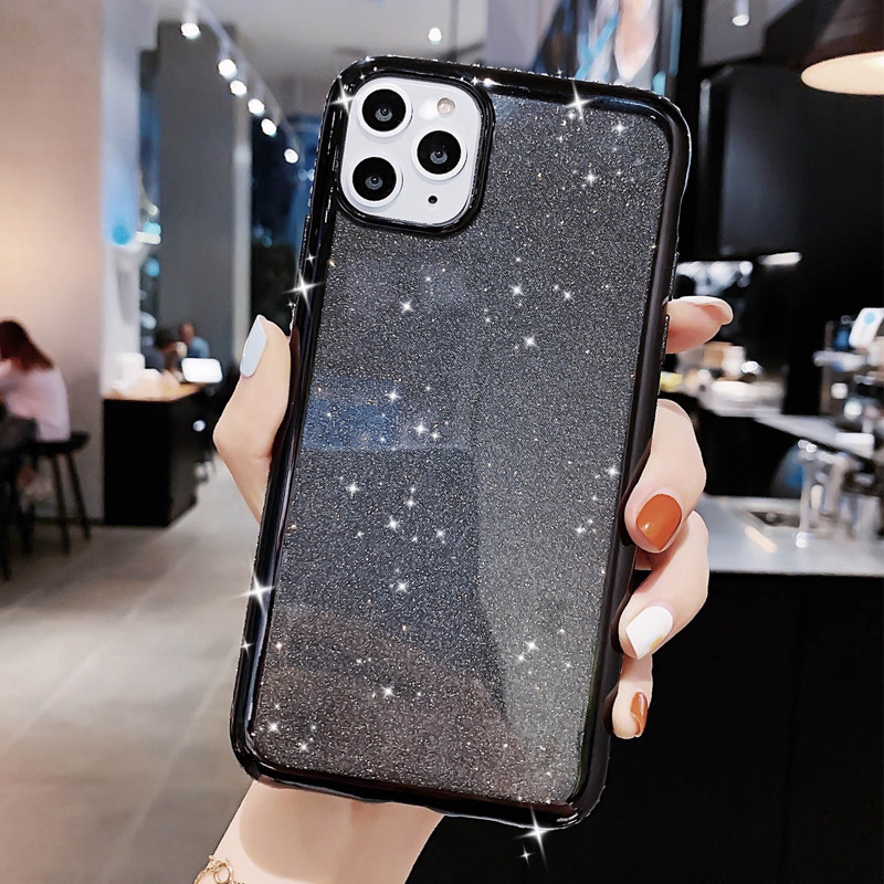 

Glitter iPhone Case, Black