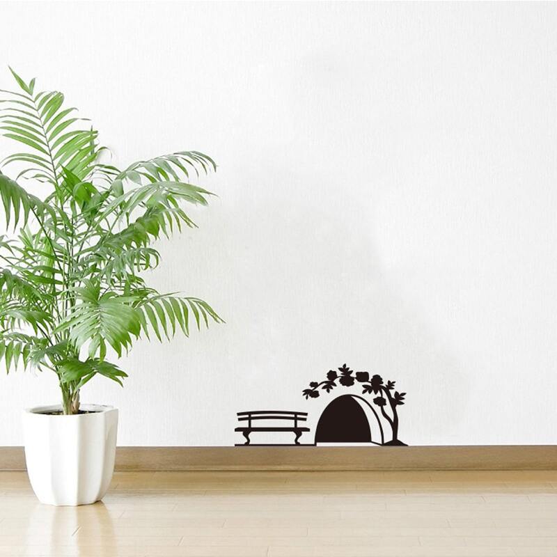 

Mouse Hole Print Wall Sticker, Black