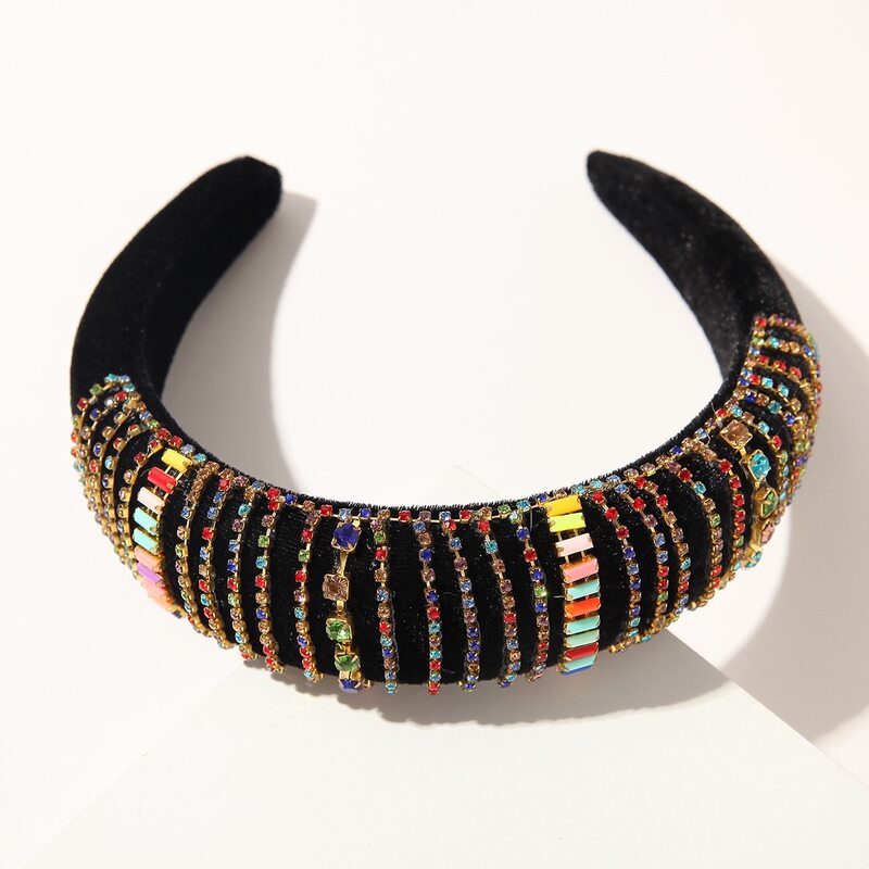 

Colorful Rhinestone Hair Hoop, Multicolor