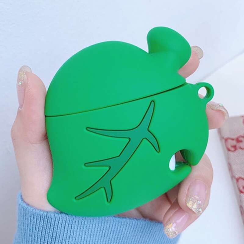 

Leaf Shaped AirPods Case, Green