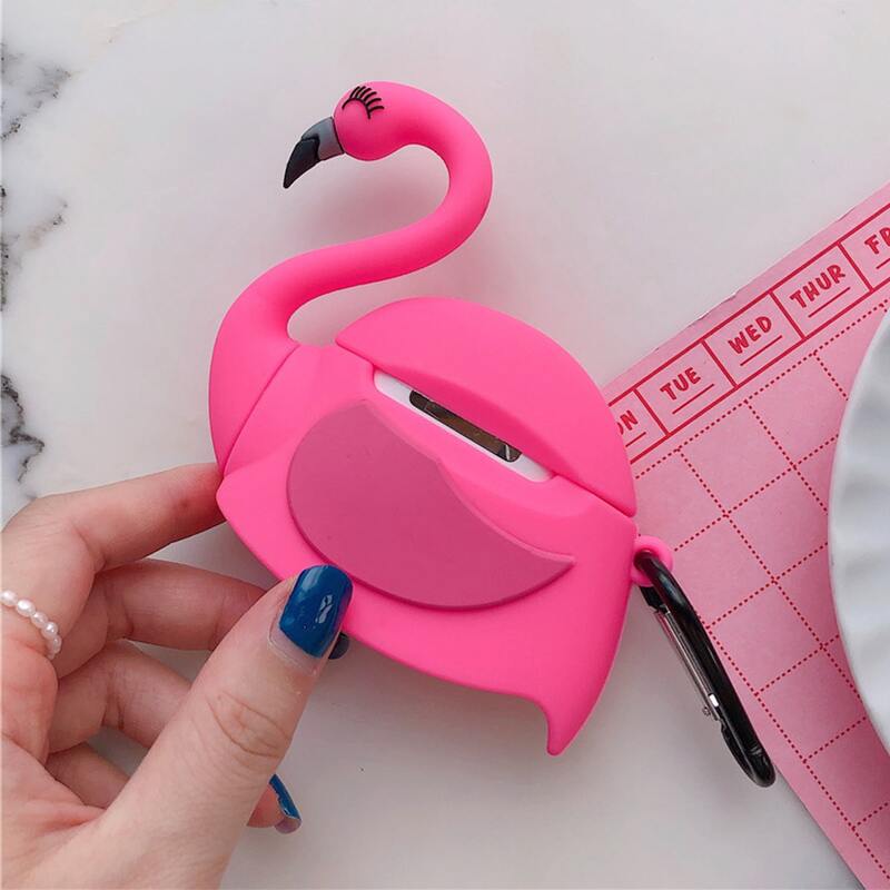

Swan Design AirPods Case, Pink