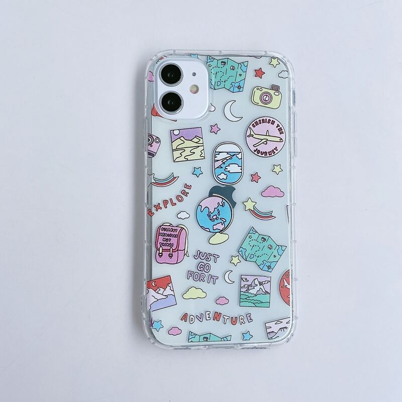 

Adventure Pattern iPhone Case, Multicolor