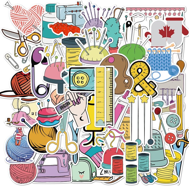 

50pcs Cartoon Sticker, Multicolor