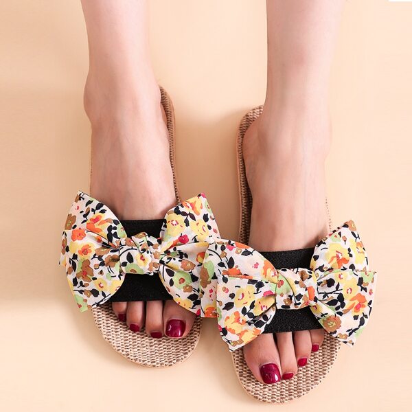 

Bow Decor Slides, Multicolor