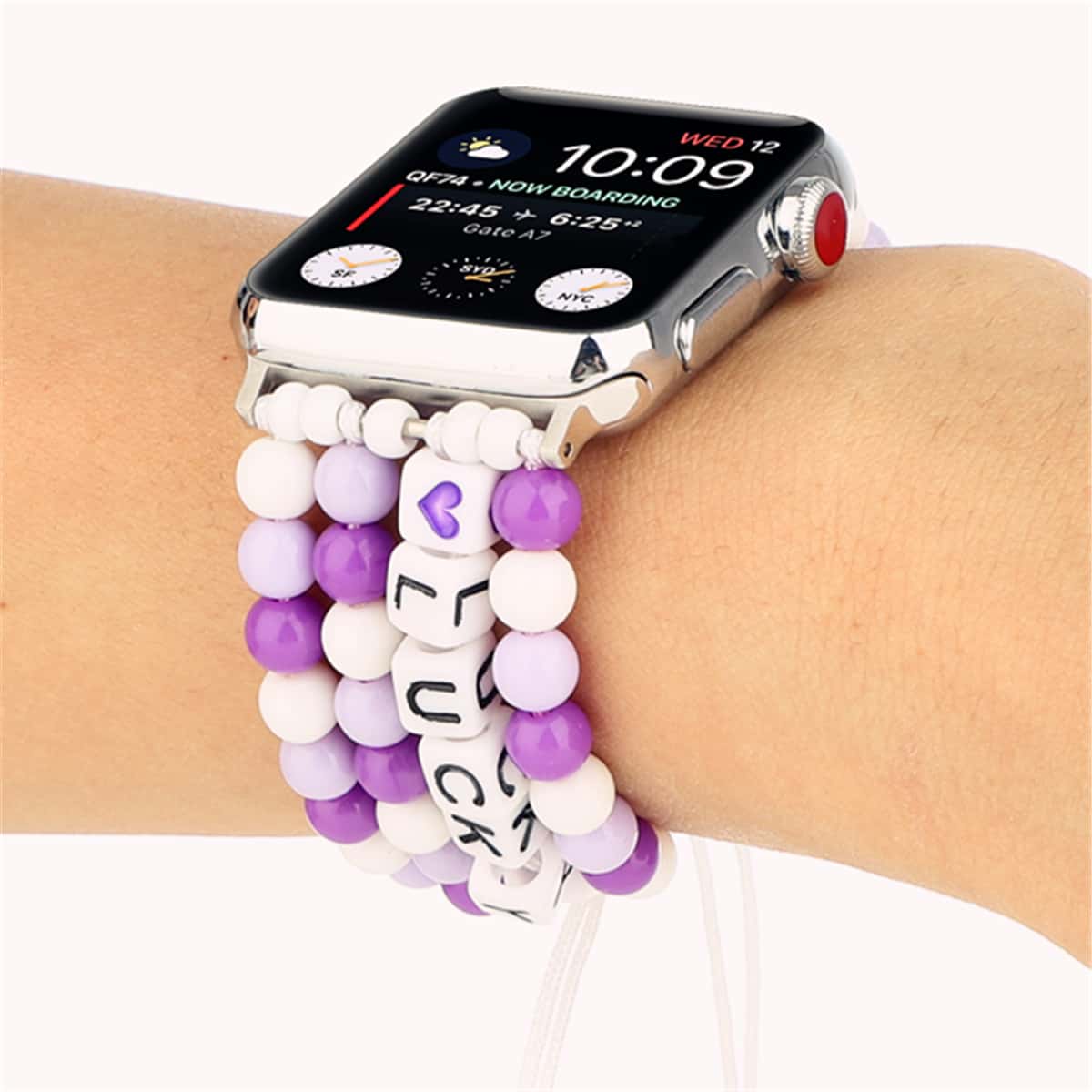 

Beaded Apple Watch Strap, Multicolor