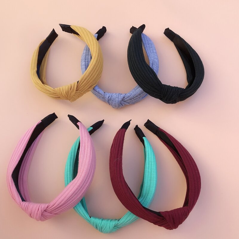 

1pc Random Knot Hair Hoop, Multicolor