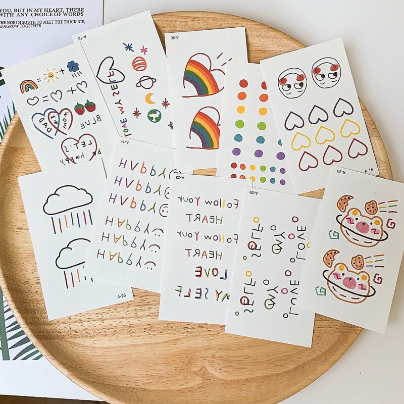 

30pcs Mixed Pattern Random Sticker, Multicolor