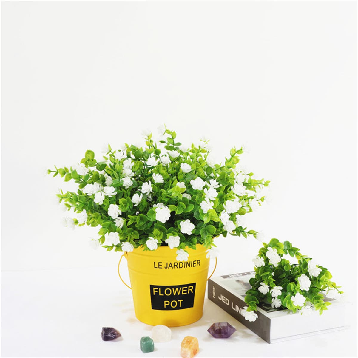 

1bundle Artificial Flower With 7pcs Branch, Multicolor