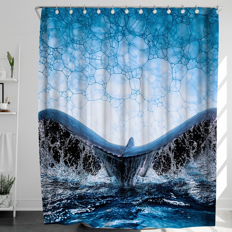 

Sea Print Shower Curtain, Multicolor