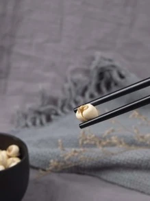 4pairs Wooden Chopstick,Kitchen,Christmas Gift - Multicolor - View 2