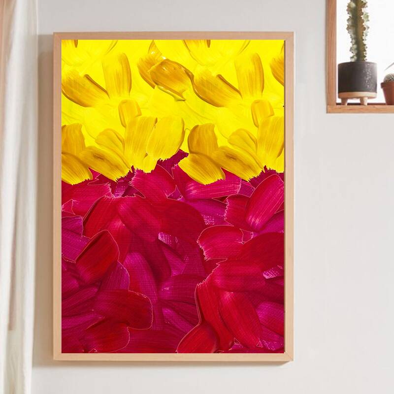 

Graffiti Pattern Wall Painting Without Frame, Multicolor