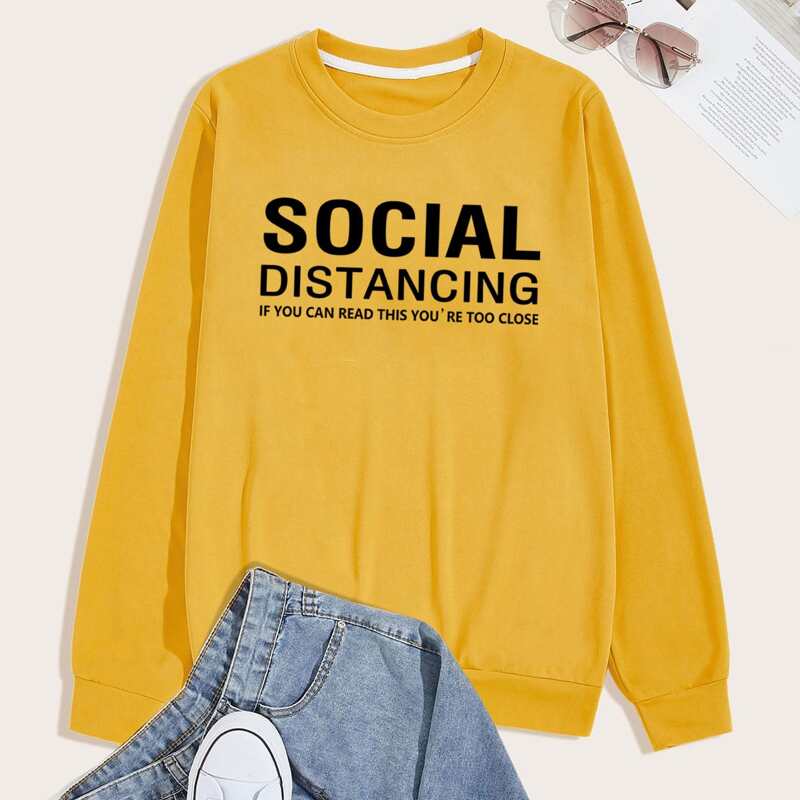 

Men Slogan Graphic Sweatshirt, Yellow