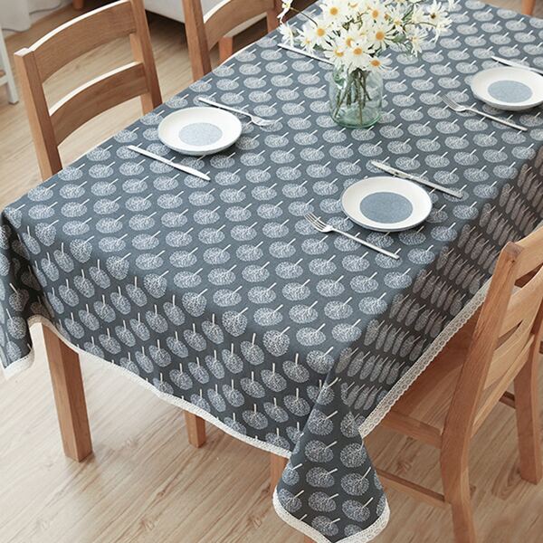 

Tree Print Tablecloth, Multicolor