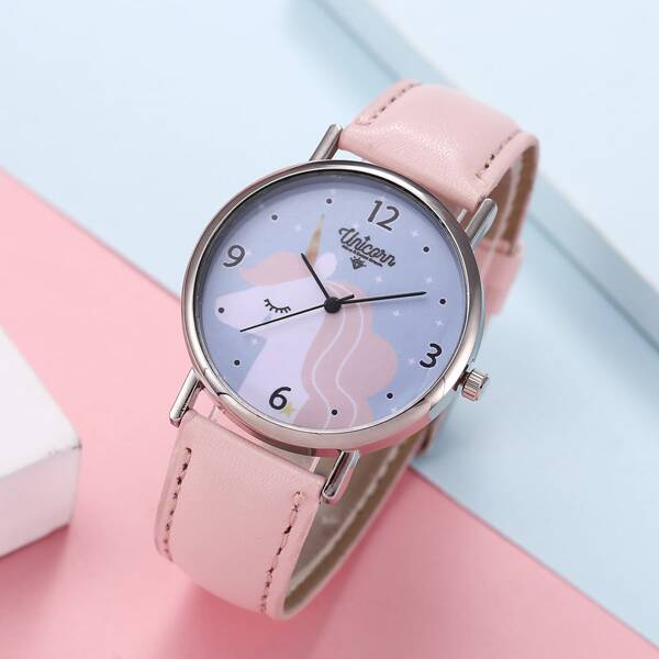 

Kids Unicorn Print Dial Watch