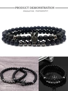 Relojes de hombre Negro Casual - Negro - Ver 4