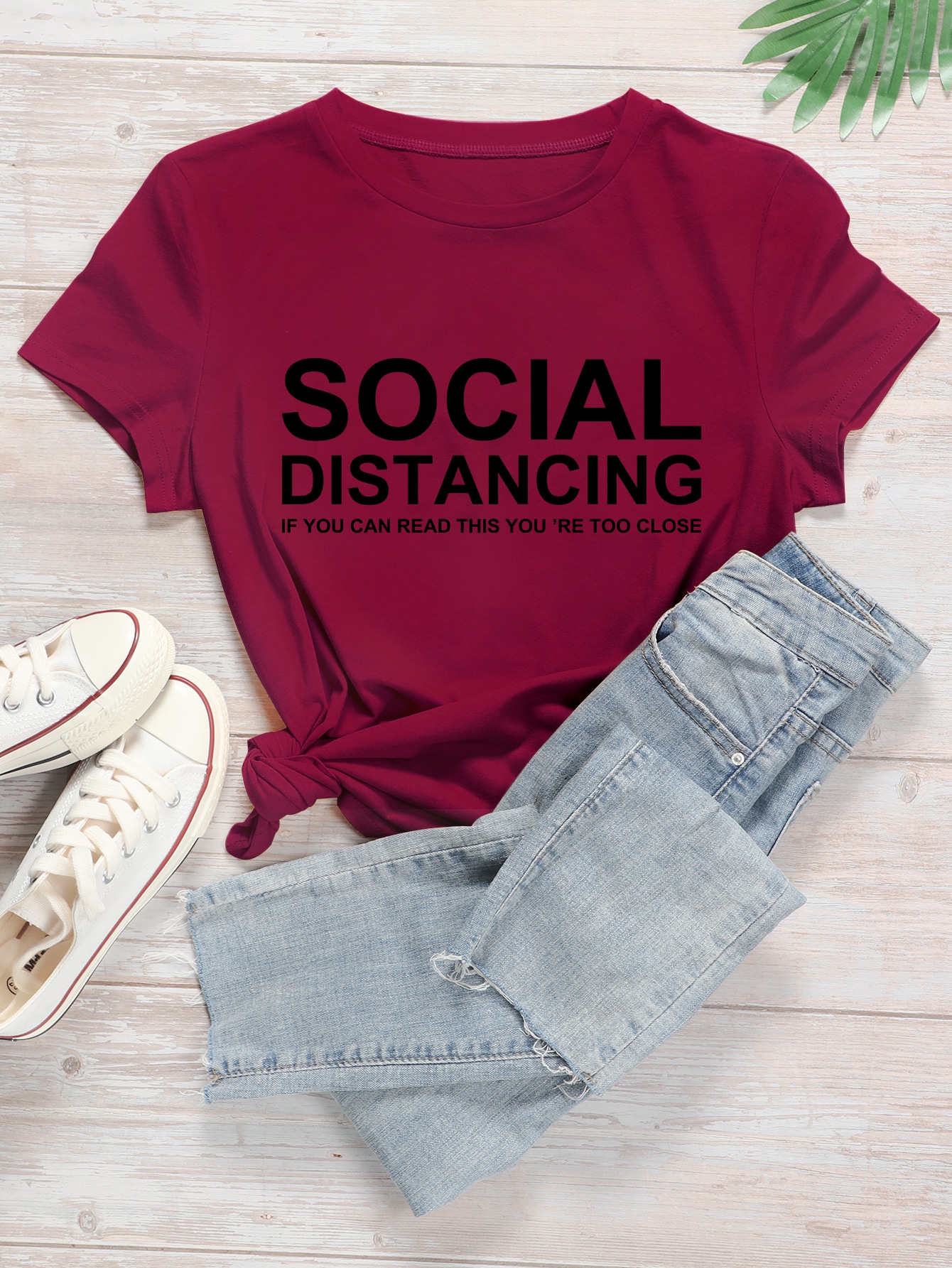 Plus Social Distancing Graphic Tee thumbnail