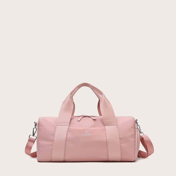 

Минималистская сумка-бочонок, Розовые