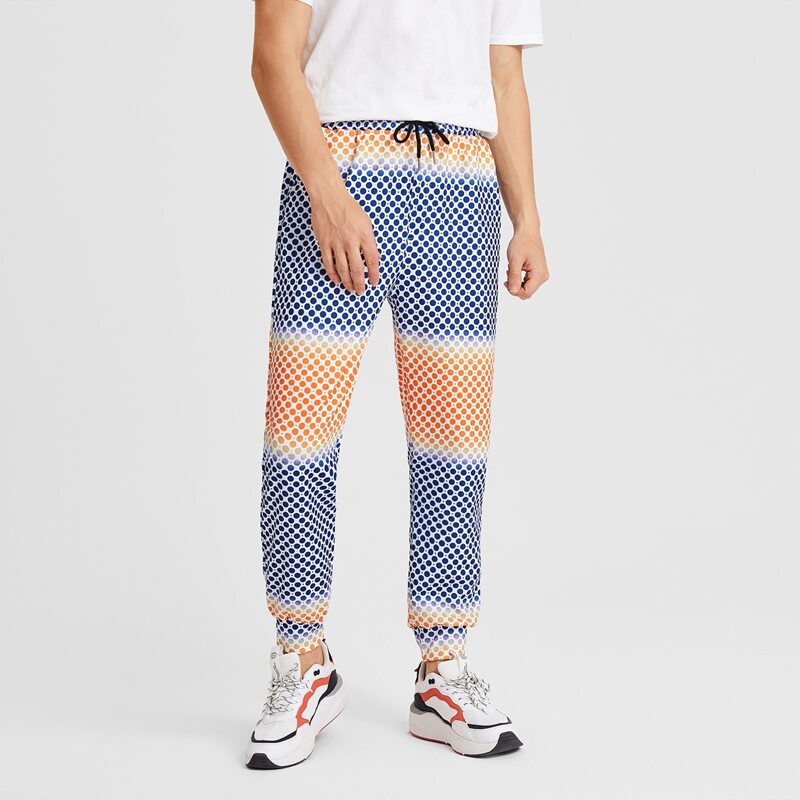 

Guys All Over Print Drawstring Pants, Multicolor