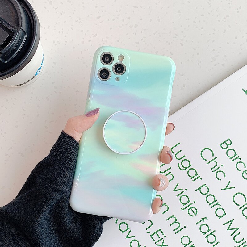 

Ombre Pattern iPhone Case With Holder, Multicolor