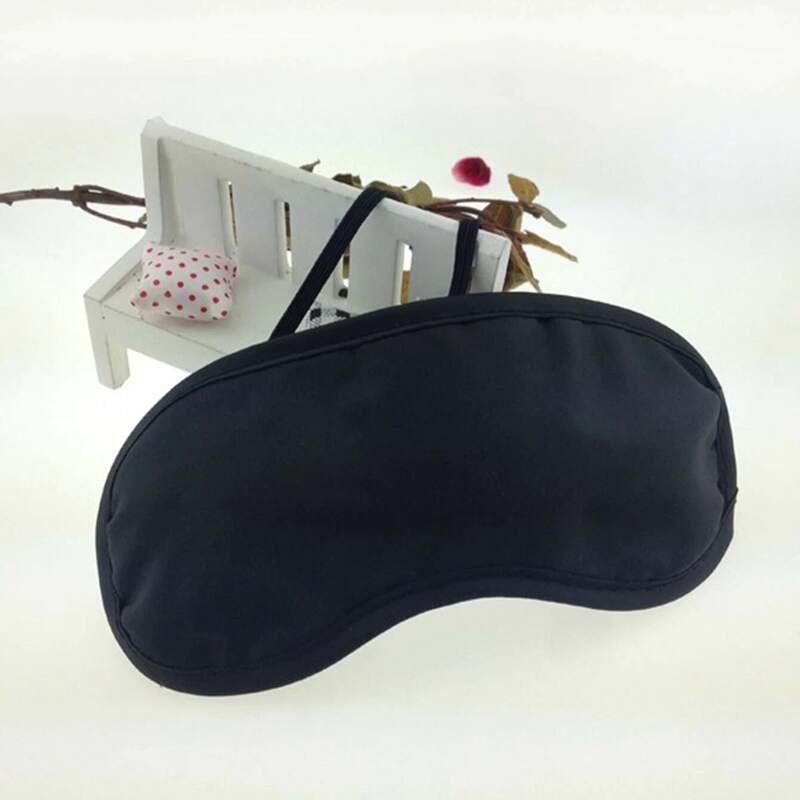 

1pc Solid Eye Cover, Black