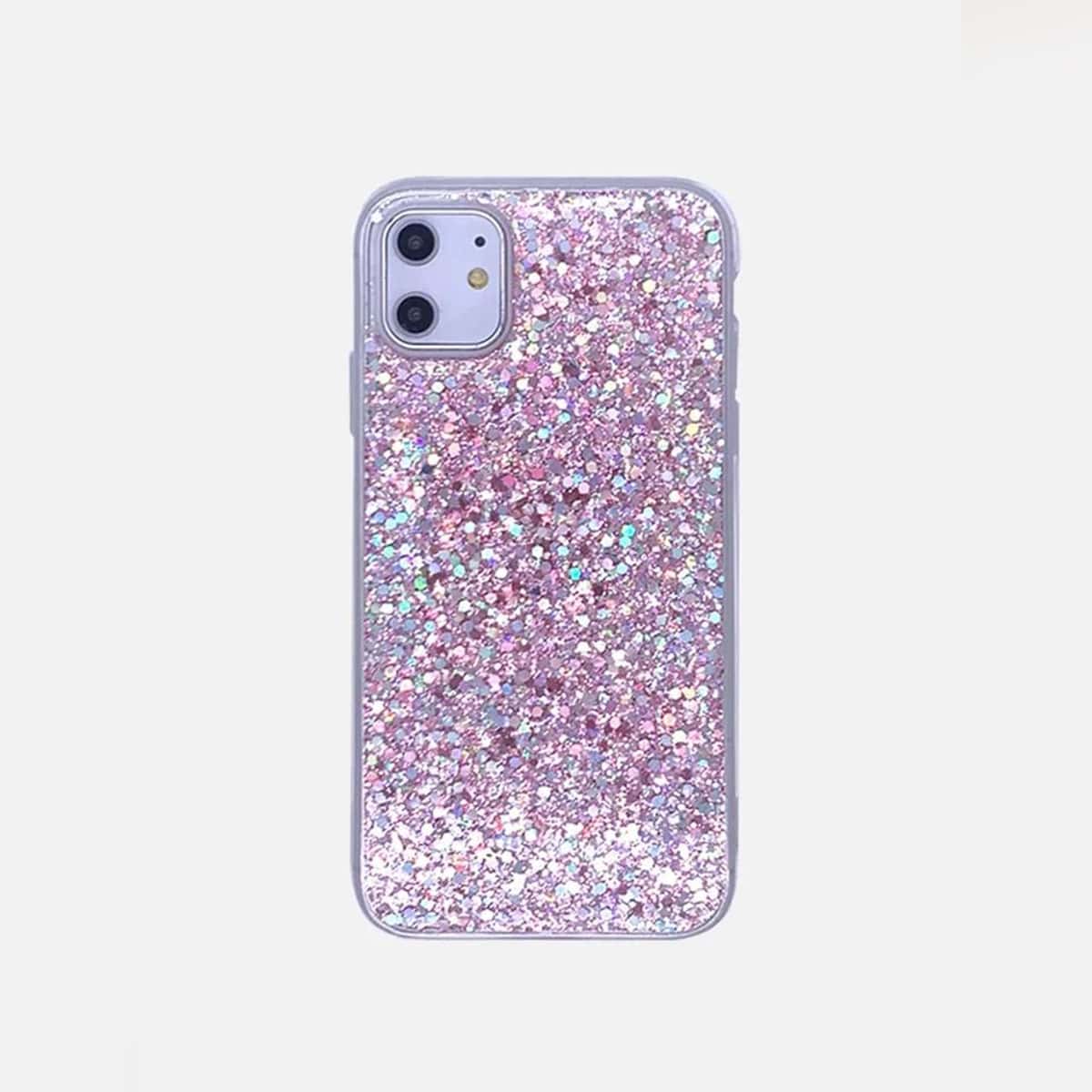 

Glitter Sequin iPhone Case, Pink