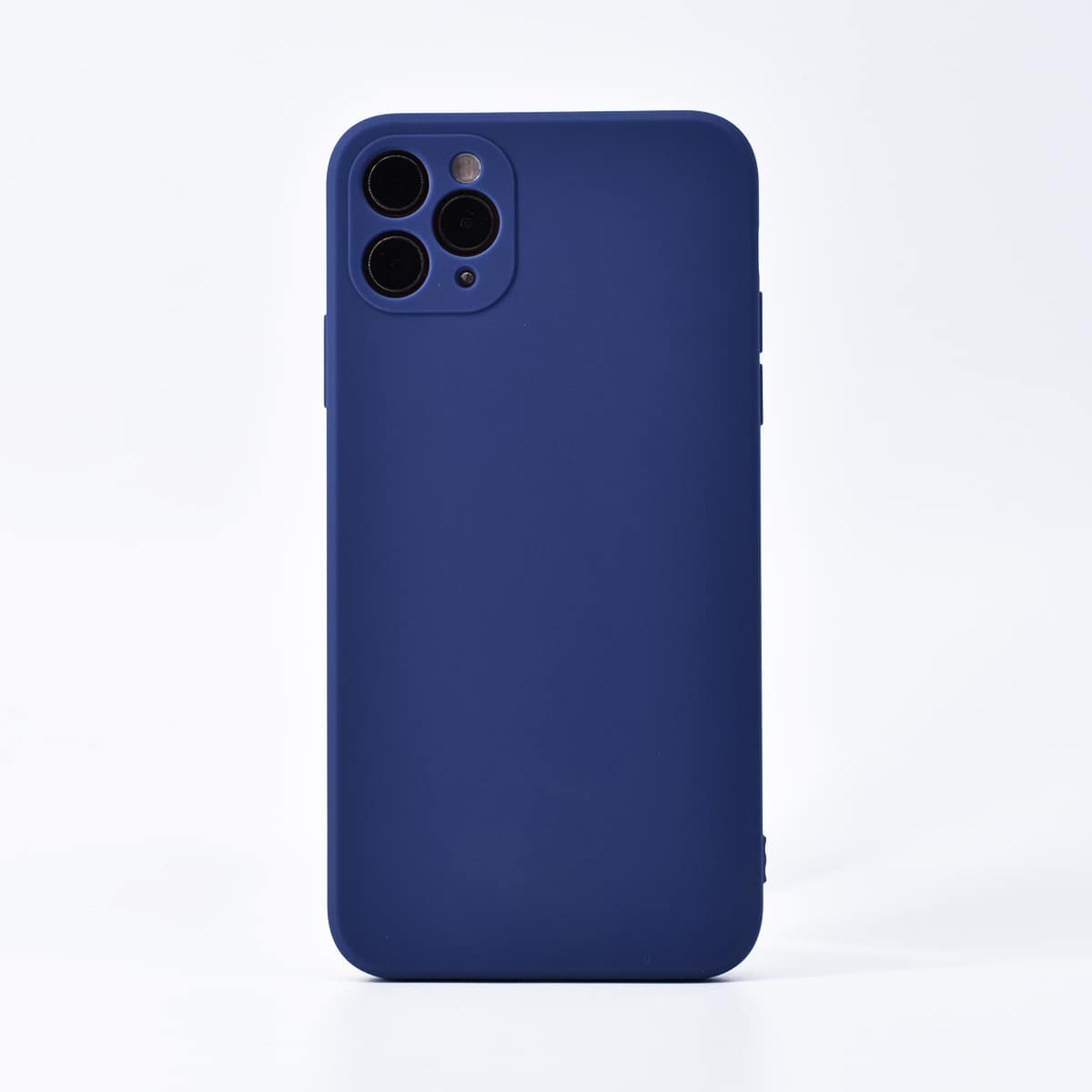 

1pc Solid iPhone Case, Blue