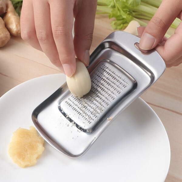 

Stainless Steel Ginger Grater, Silver