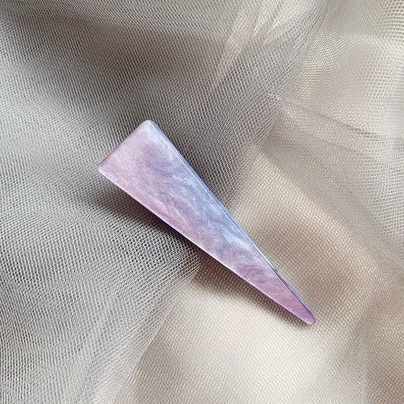 

1pc Ombre Pattern Triangle Hair Clip, Multicolor