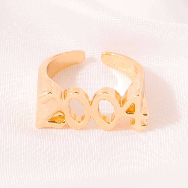 

Number 2004 Ring, Gold