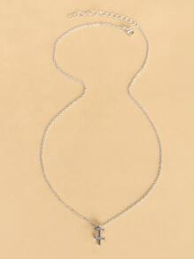 Vòng cổ quyến rũ Chòm sao Nhân mã thời trang và phổ biến dành cho nam giới để làm quà tặng trang sức và cho vẻ ngoài sành điệu - Bạc - Xem 2