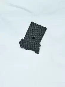 Flower & Book Design Brooch Valentines - Multicolor - View 2