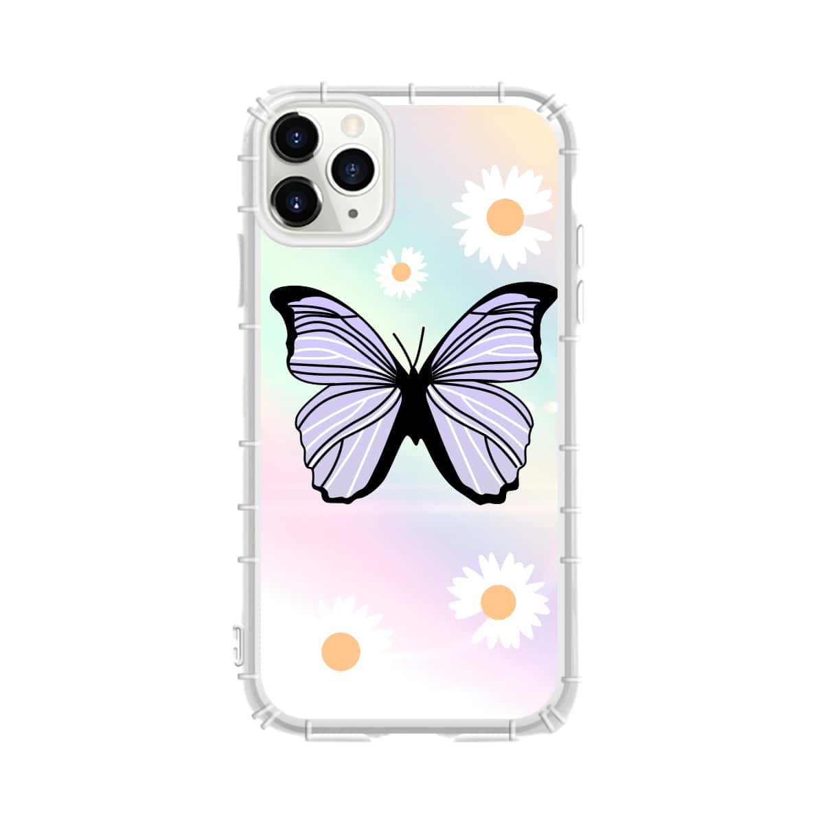 

1pc Butterfly Print iPhone Case, Multicolor