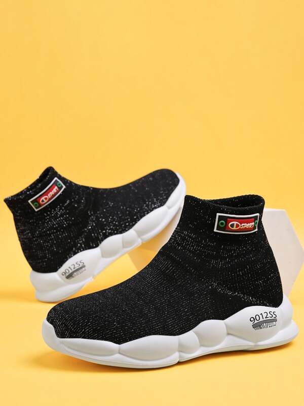 wide fit sock sneakers