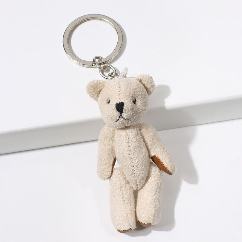 

Bear Pendant Keychain, Beige