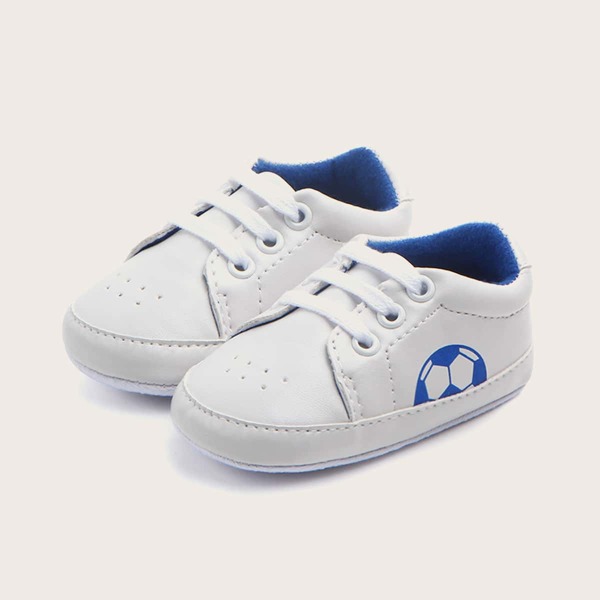 

Baby Boy Football Print Sneakers, Blue