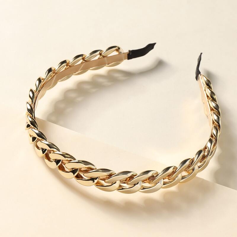 

Chain Decor Hair Hoop, Gold