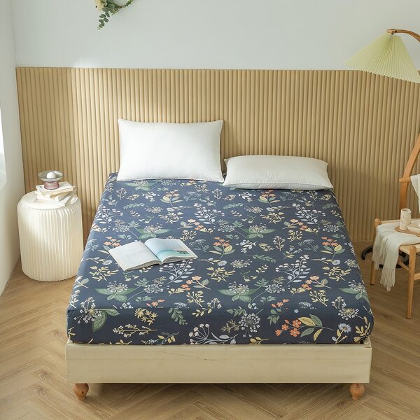 

Flower Print Fitted Sheet, Multicolor