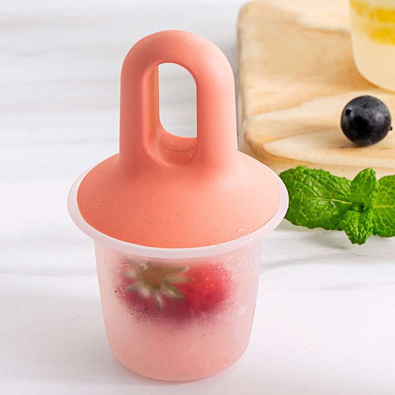 

1pc DIY Popsicle Mold, Pink