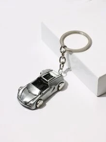 Street Metal Car Charm Keychain Car Accessories Bag Charm Backpack For School - Silver - View 1