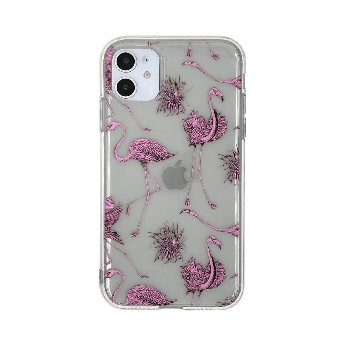 

1pc Flamingo Print iPhone Case, Multicolor