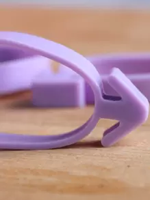 10入組糕點袋分割環 - 紫色 - 查看 5