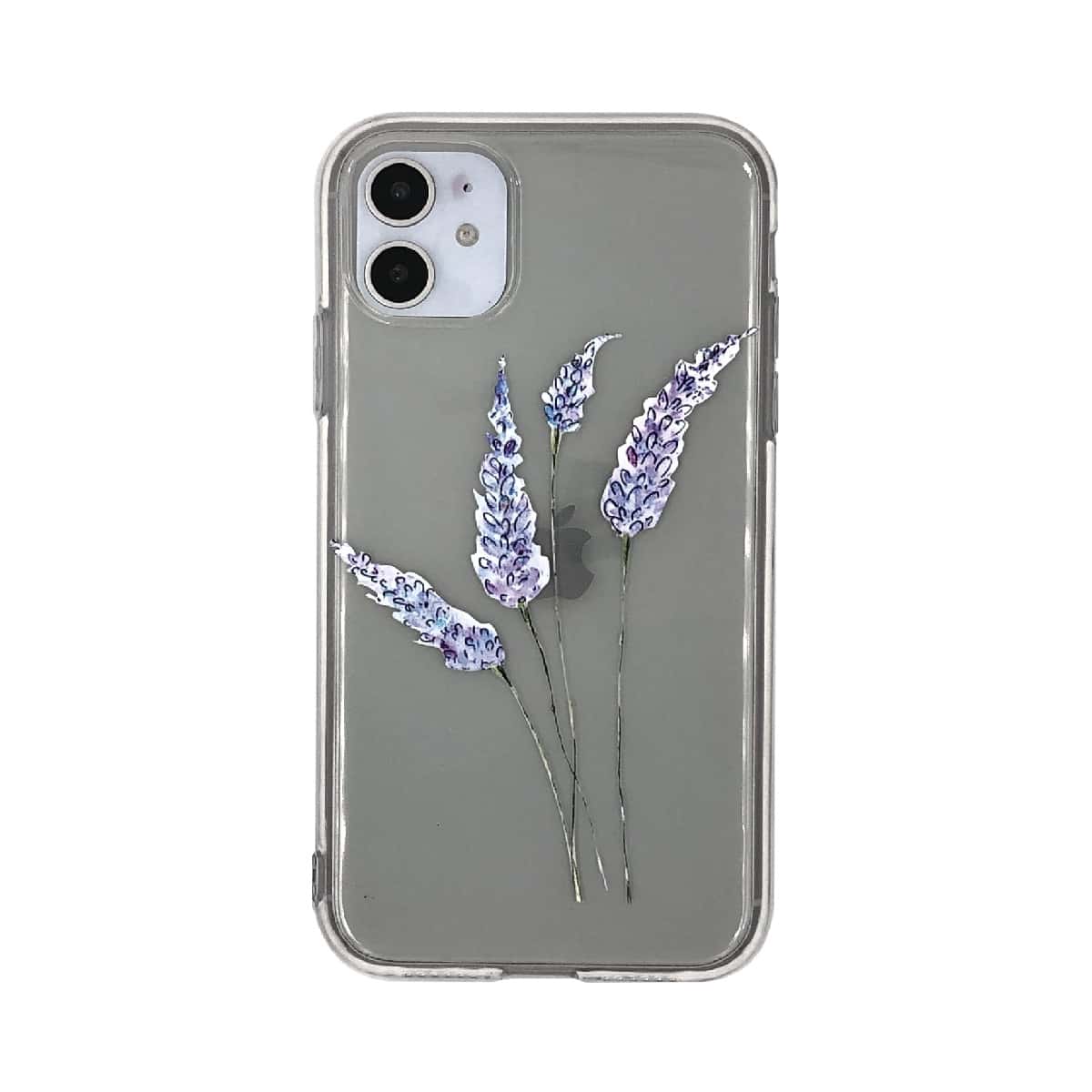 

1pc Plant Print iPhone Case, Multicolor
