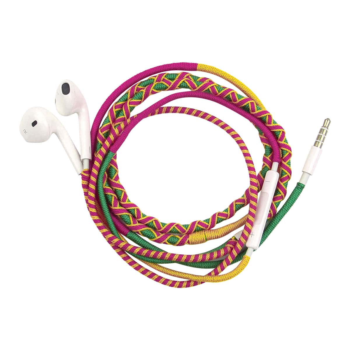 

1pc Handmade Rope In-ear Headphone, Multicolor