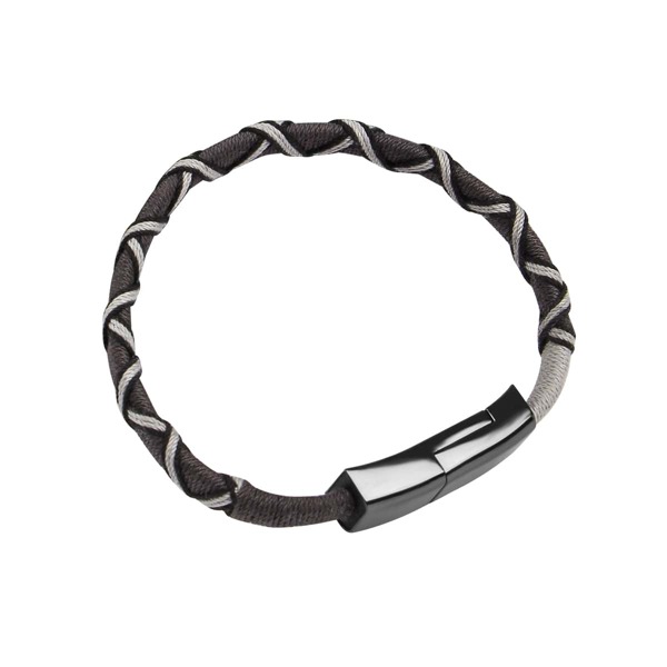 

1pc Handmade Rope Bracelet iPhone Data Cable, Multicolor