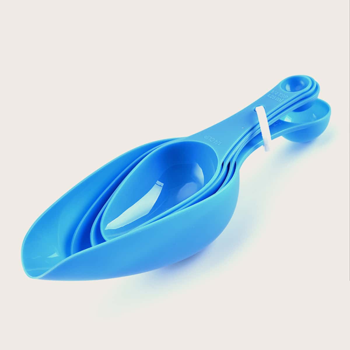 

4pcs Double Head Measuring Spoon Set, Blue
