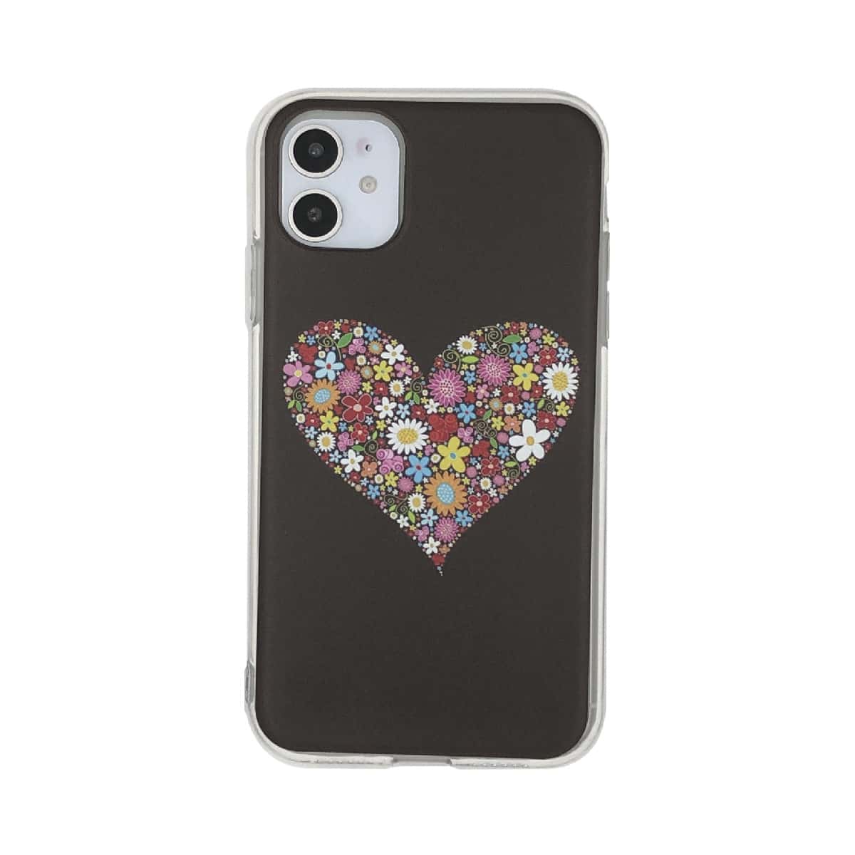 

1pc Flower Print iPhone Case, Multicolor