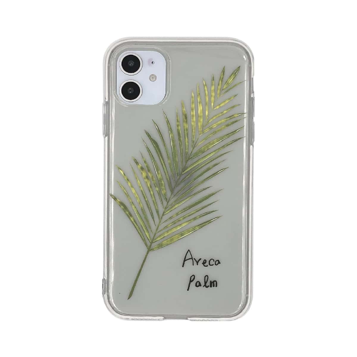 

1pc Leaf Print iPhone Case, Multicolor