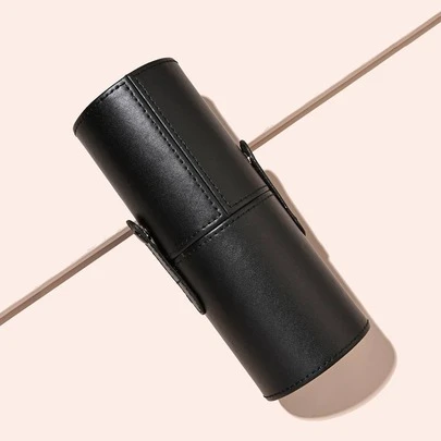 1pc Portable Black Cosmetic Brush Storage Box With Top And Bottom Open Cover, Waterproof And Dustproof,Room,Home,Bedroom,Bathroom,House,Pink Room,Living Room Decor,Travel Stuff,Gift Bag,Gifts For Mom,Dad,Men,Friends,Teacher,Birthday,Wedding,Desk,Shelves,Accessories,Gift Boxes,Funny Gift,Storage,Makeup Brush Holder Bag,Room Decor, Bags,Makeup Bag,Vanity,Travel,Make Up Bag,Travel Essentials,Organizer,Storage,Travel Essential,Makeup Organizer,Makeup Bags,Make Up Organizer,Toiletry Bag,Desk Organiser,Cosmetic Bag,Makeup Pouch,Make Up Organize,Vanity Accessories,Make Up Pouch,Make Up Bags,Jewellery Box,Pouch,Makeup Brush Holder,Brush Holder,Perfume Organiser,Pouch Bag,Gifts For Women,Christmas Gifts,Gift Ideas For Women,Room Decor