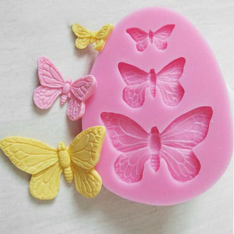 

1pc Butterfly Shaped Biscuit Mold, Pink